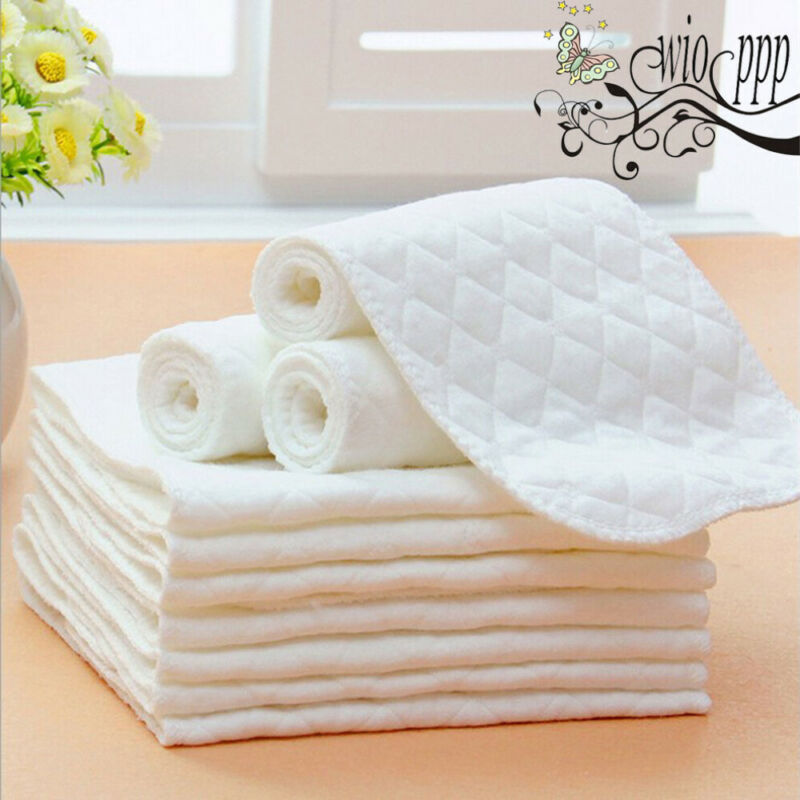 Cloth Diaper Inserts 10PCS Washable Pads